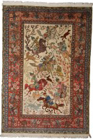 Traditional Indian Hunting Design Rug