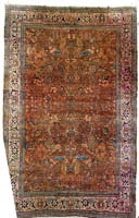 Persian Faraghan Rug (Antique -Wool on Cotton)
