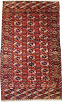Antique Persian Turkaman Rug