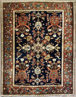 Persian Faraghan Rug (Antique -100% Wool)