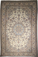 Traditional Persian Nain Rug