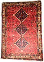 Traditional Persian Shiraz Rug