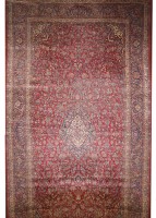 Antique Persian Kashan Rug