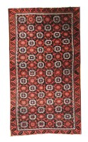 Antique Persian Turkaman Rug circa 1910