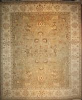 Traditional Afghan Oushak Rug