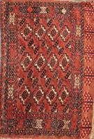 Antique Persian Tekke Turkaman Rug circa 1920