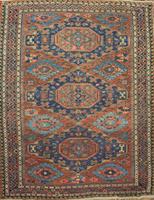 Antique Caucasian Sumak Rug circa 1880