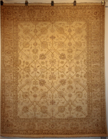 Traditional Afghan Oushak Rug