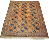 Antique Afghan Ersari Rug