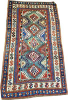 Antique Caucasian Kazak Rug