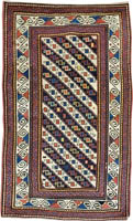 Antique Caucasian Kazak Rug