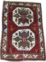 Antique Caucasian Kazak Rug