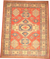 Traditional Afghan Kazak Rug