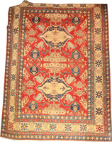 Traditional Afghan Kazak Rug