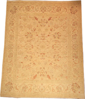 Traditional Afghan Oushak Rug