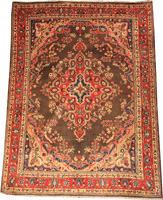 Traditional Persian Bibikabad Rug