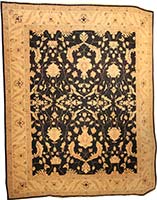 Traditional Afghan Oushak Rug