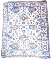 Traditional Indian Oushak Rug