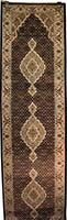 Traditional Indo Tabriz Mahi Rug