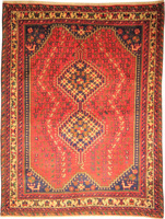 Traditional Persian Shiraz Rug