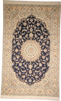 Traditional Persian Nain Rug