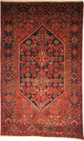 Traditional Persian Bijar Rug