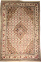 Traditional Indian Tabriz Mahi Rug