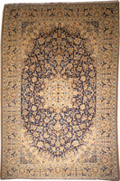 Traditional Persian Nain Rug