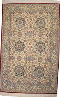 Traditional Persian Nain Rug